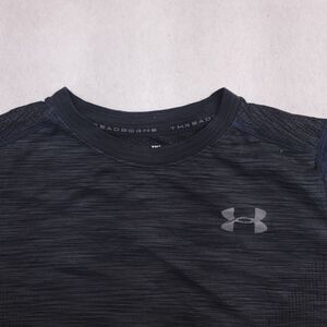 Under Armour Short Sleeve Casual Pullover T-Shirt Youth Boys Size M Black
